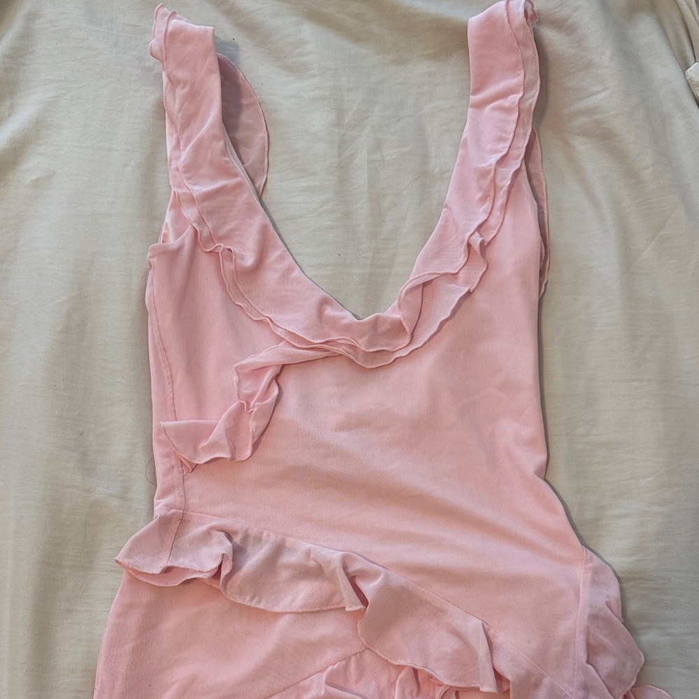 Tiger Mist Pink Ruffle Set - Picture 3 of 5